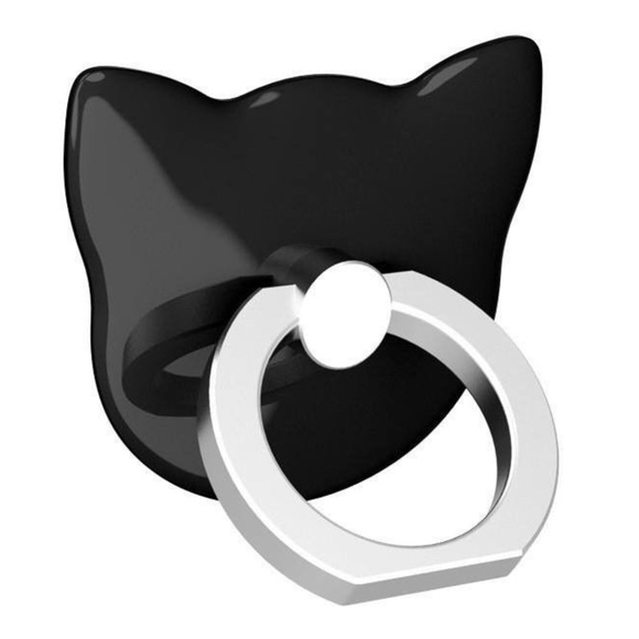 Accessories - Black Cat Universal Smartphone Ring/Stand NWT